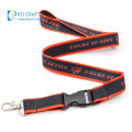 Hot sale custom design double sided logo printed branded neck lanyard for keychain